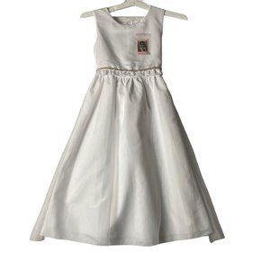 Elegant White Kids Formal Dress